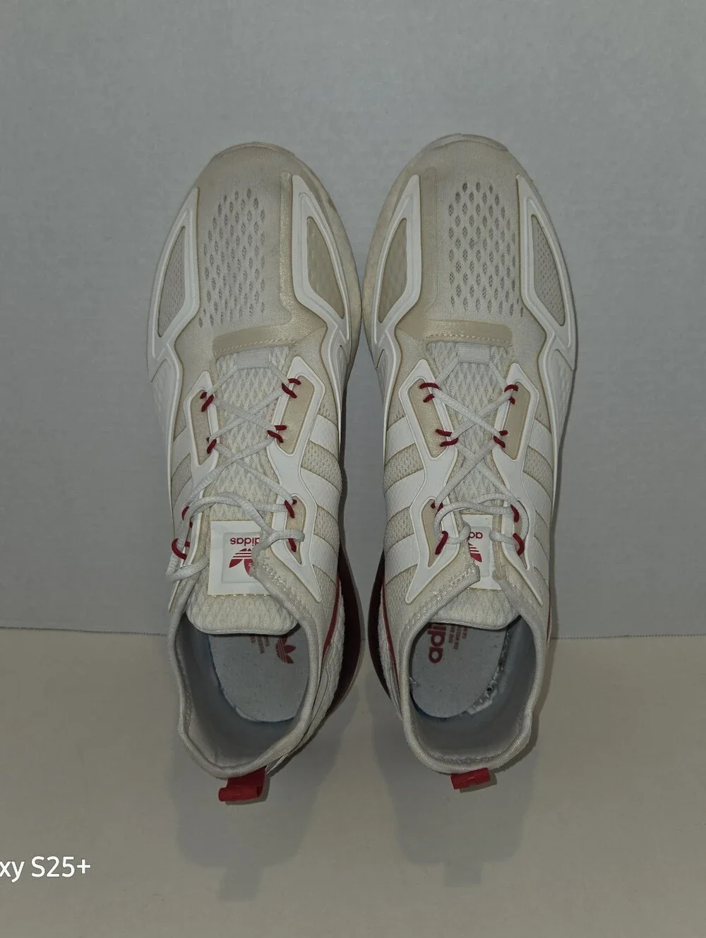 Adidas ZX 2K Boost Sneakers White And Red Size 13